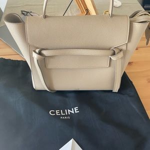 Celine MINI BELT BAG IN GRAINED CALFSKIN